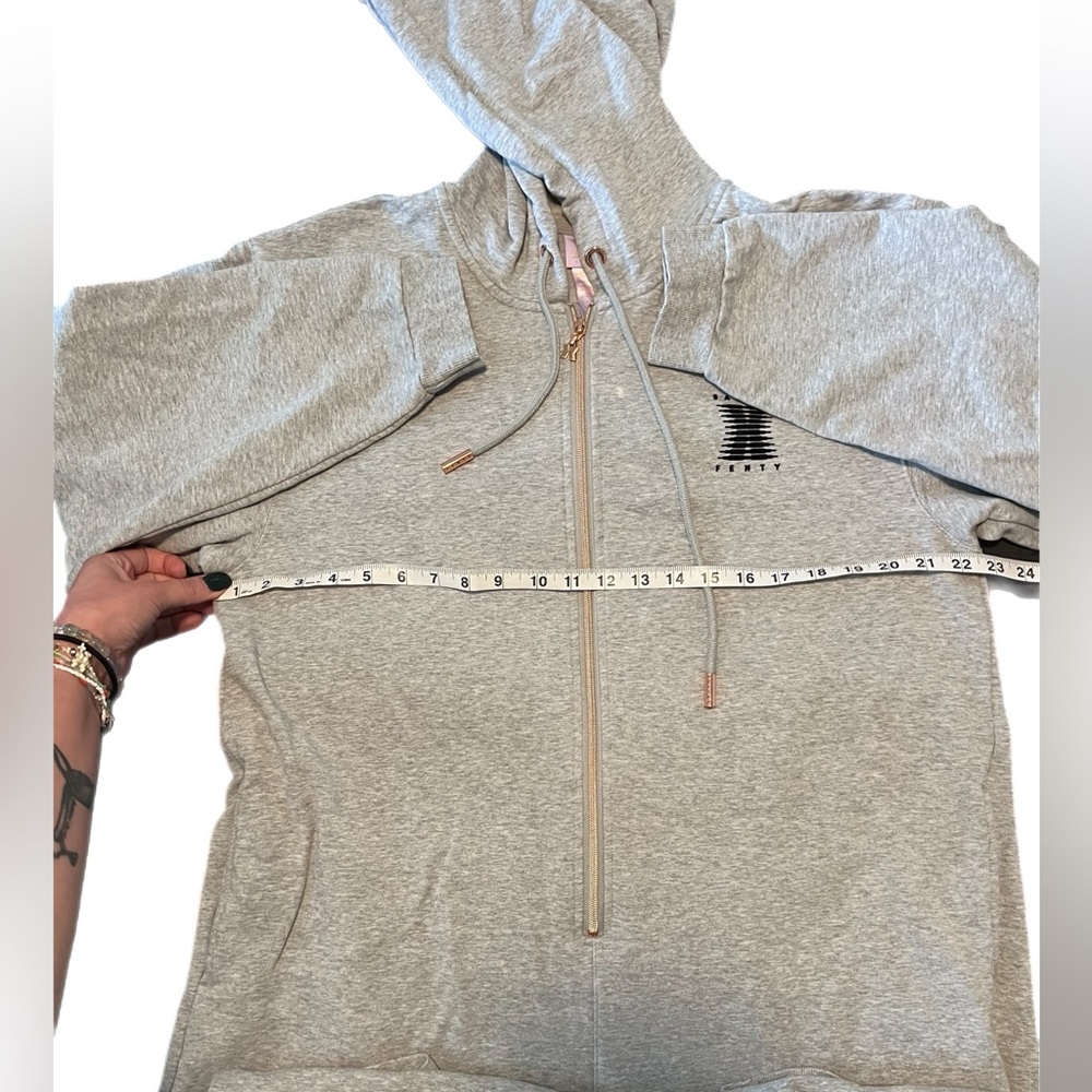 Savage X Fenty Gray Forever Savage Hooded Jumpsuit Onsie✨ - Picture 6 of 12